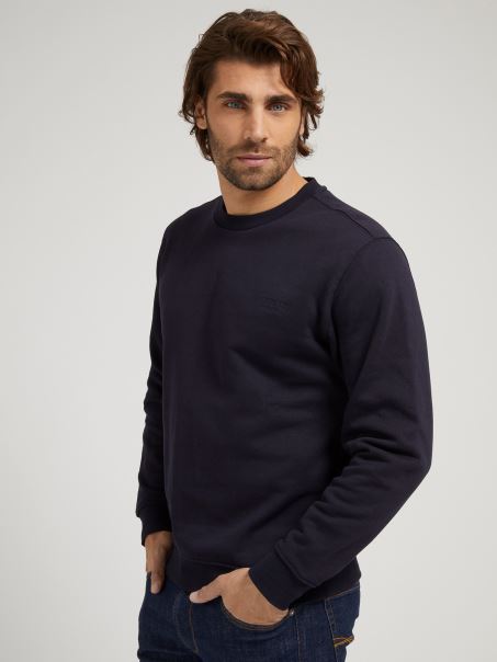 Hanorac Albastru Cu Logo Guess