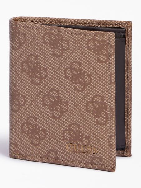 Vezzola 4g Logo Portofel Maro Guess