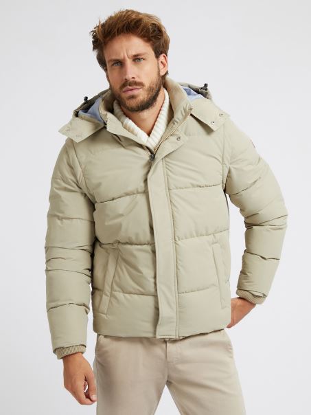 Guess Puffer Termoreactiv Gri