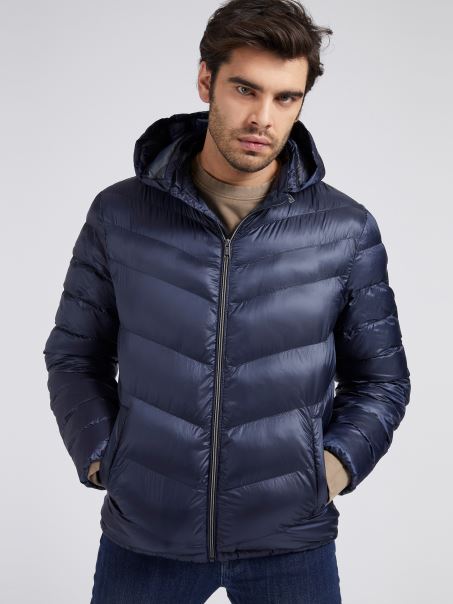 Geacă Căptușită Guess Albastră