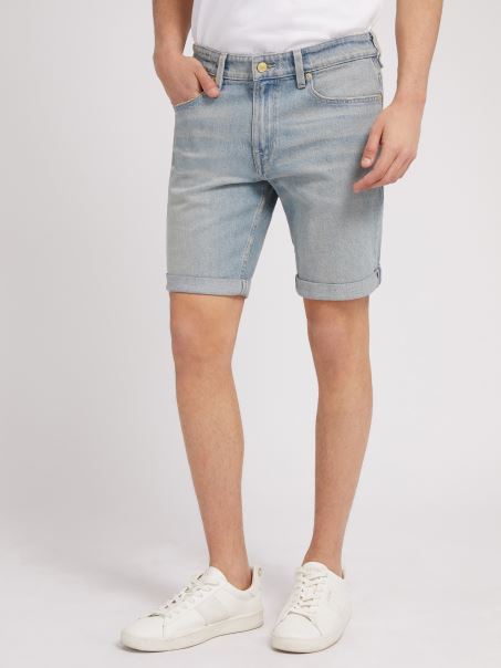 Pantaloni Scurți Din Blugi Slim Fit Guess