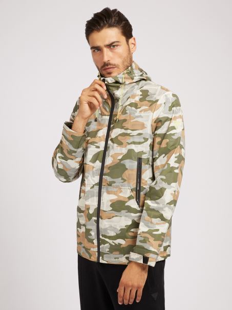 Camouflage Guess Camouflage Windbreaker
