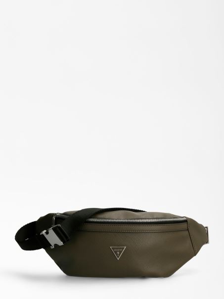 Geantă Gri Certosa Saffiano Curea Guess