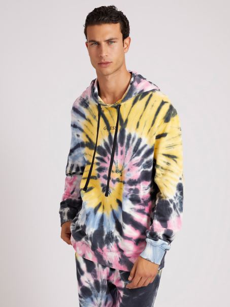 Hanorac Cu Model Tie-dye Multicolor Guess