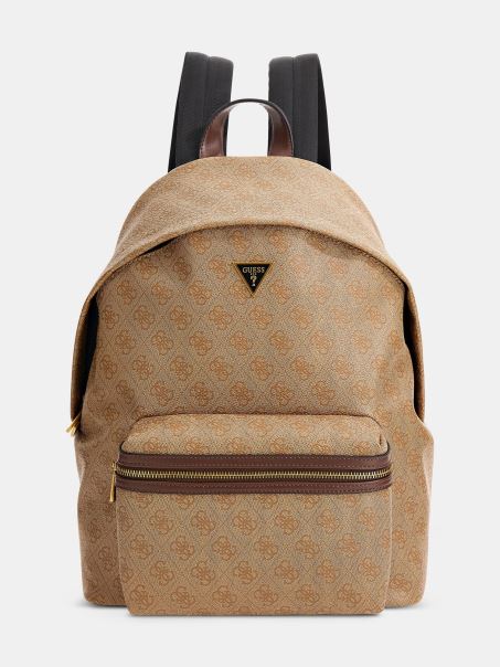 Rucsac Bej Guess Vezzola 4g Logo