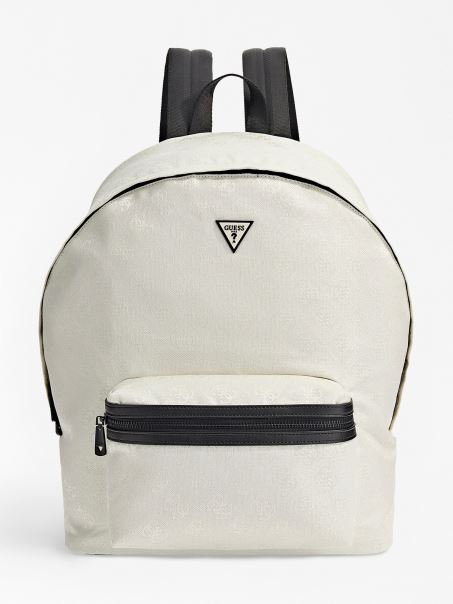 Rucsac Cu Logo Vice 4g Guess White