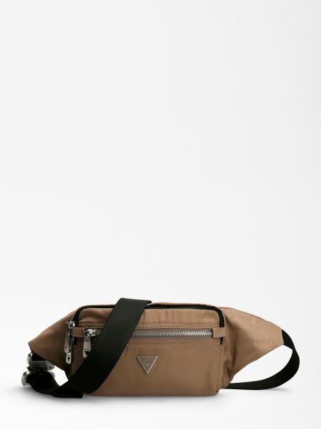 Geantă Cu Curea De Nailon Certosa Gri Guess