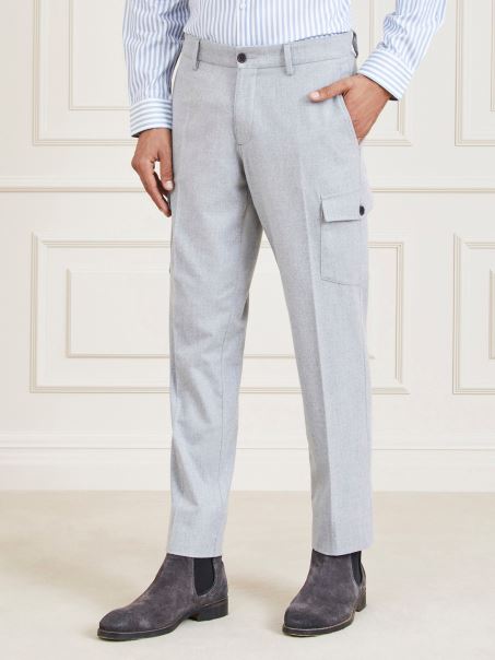 Pantaloni Cargo Gri Multi Guess Marciano