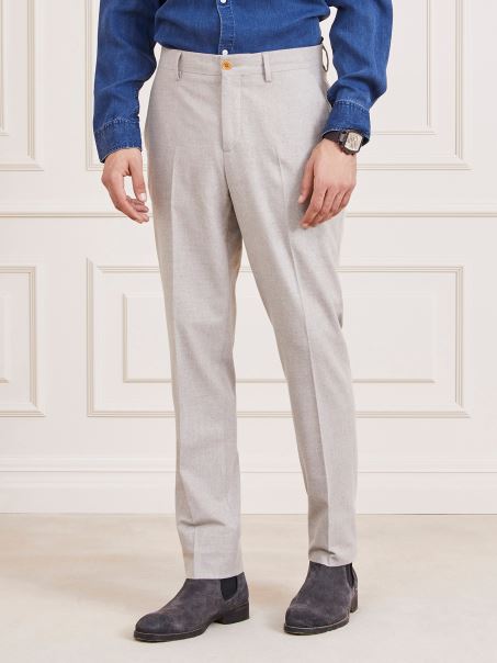 Pantalon Gri Deschis Guess Marciano Cu Ajustare Regulată