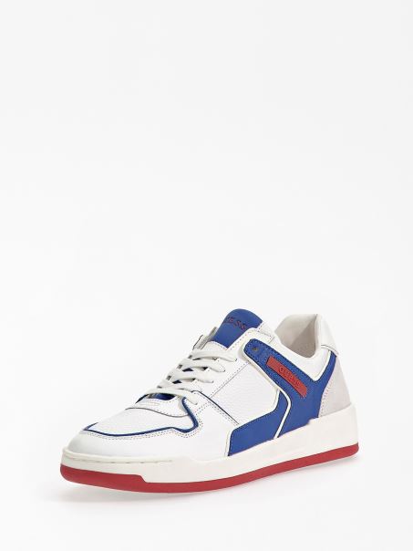 Pantofi Sport Albi Guess Din Piele Vicenza