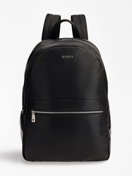 Rucsac Negru Cu Buzunar Frontal Guess Riviera