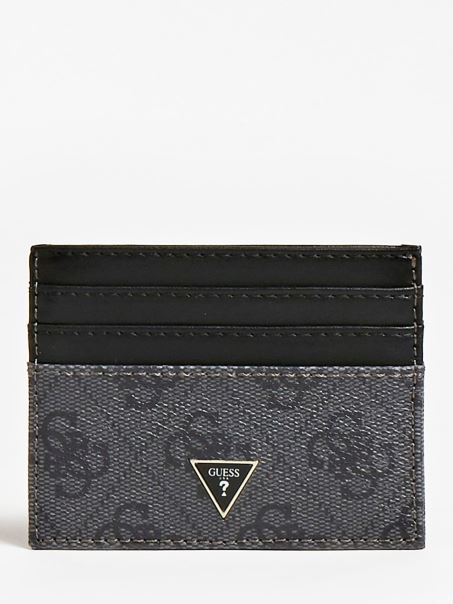 Negru Vezzola Suport Card De Credit Inteligent Guess