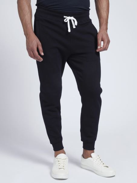 Guess Pantalon Negru Din Bumbac