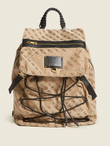 Rucsac Guess Salameda 4g Logo Maro