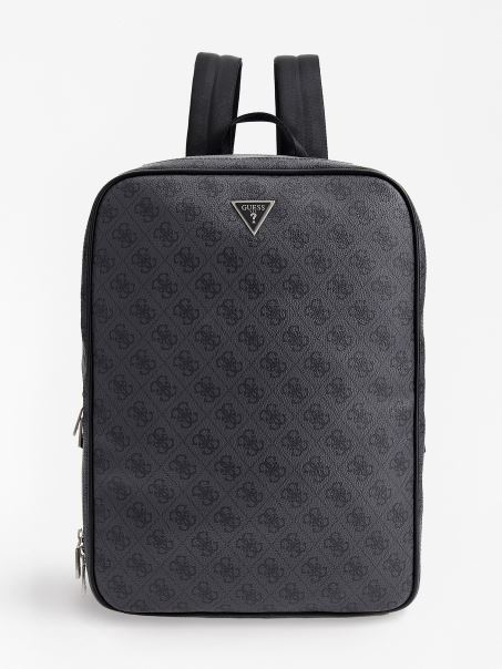 Rucsac Guess Negru Vezzola 4g Logo