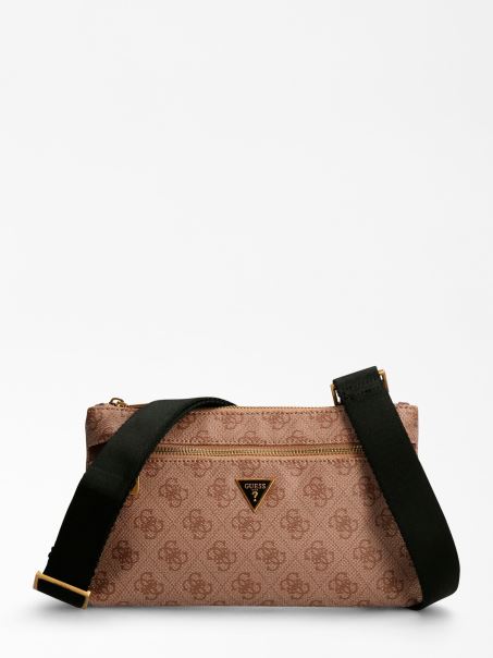 Bej Guess Vezzola 4g Logo Crossbody