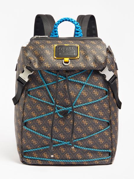 Rucsac Cu Logo Guess Salameda Maro 4g