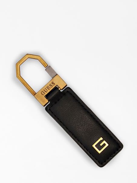 Breloc Logo G Guess Negru