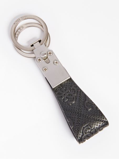 Breloc Escape 4g Logo Guess Negru