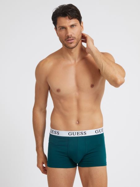 Verde Multi Guess Pack 3 Boxeri Cu Bandă Cu Logo