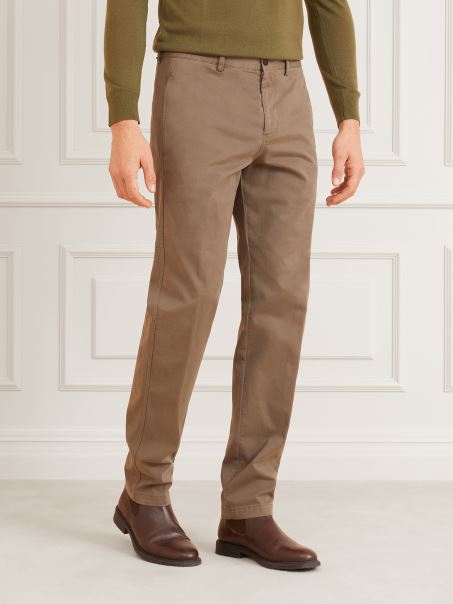 Pantalon Marciano Cu Fit Regulat Maro Guess