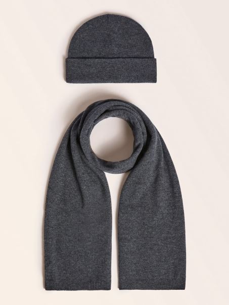 Set Cutie Eșarfă și Beanie Guess Marciano Maro Multi