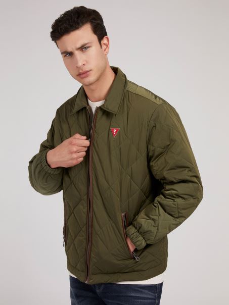 Geacă Matlasată Verde Guess