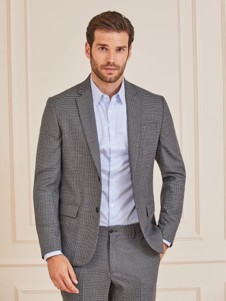 Blazer Din Amestec De Lână Marciano Guess Negru