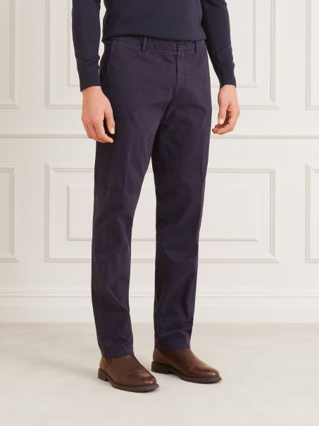 Pantalon Albastru Din Satin Guess Marciano