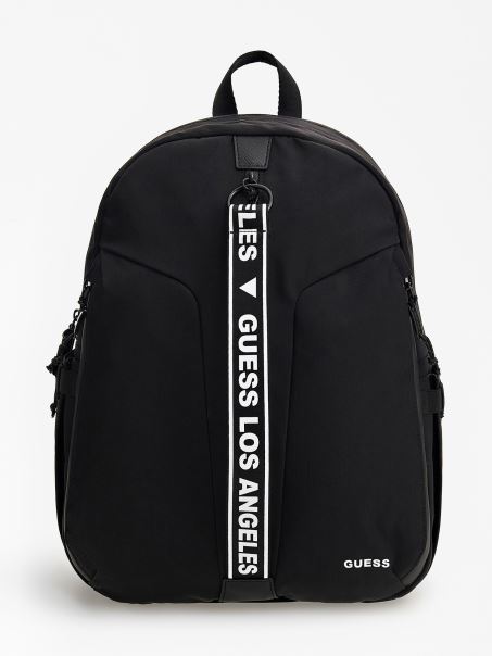 Rucsac Guess Cu Logo Negru Certosa Tech