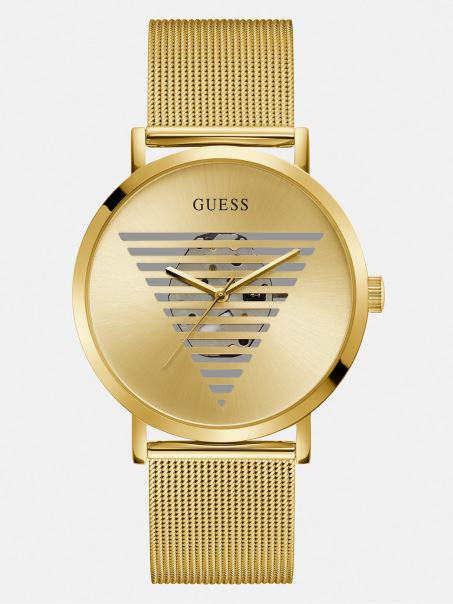 Ceas Analog Din Oțel Guess Black