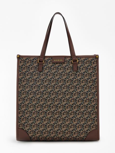 Geanta Neagra Ederlo G Cube Logo Guess