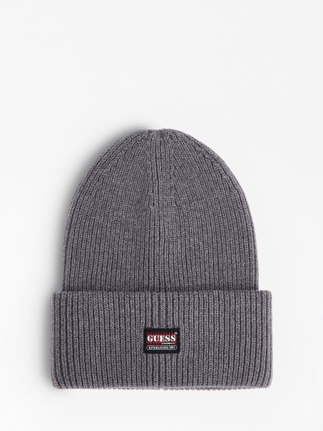 Căciulă Beanie Cu Logo Guess Gri