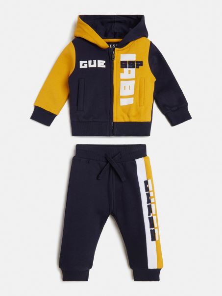 Hanorac Albastru și Set De Pantaloni Guess