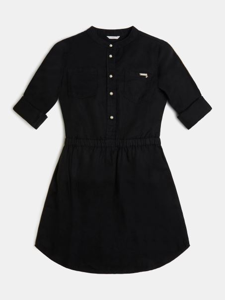 Ghici Rochie Neagra Bijuterie Nasturi