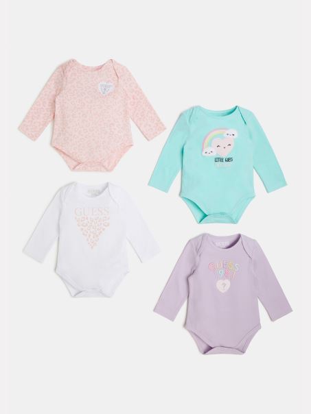 Set Body Bumbac Model Multicolor Guess