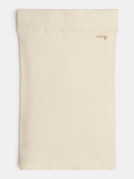 Fusta Pulover Crem Ghici