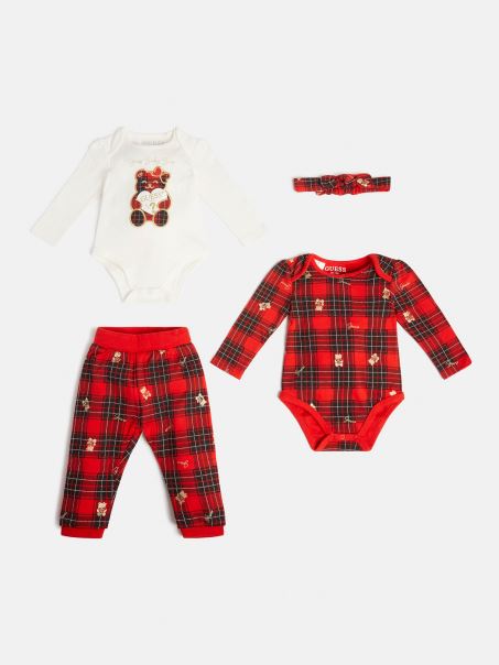 Set Multi-roz 2 Pantaloni Reversibile Si Par Guess