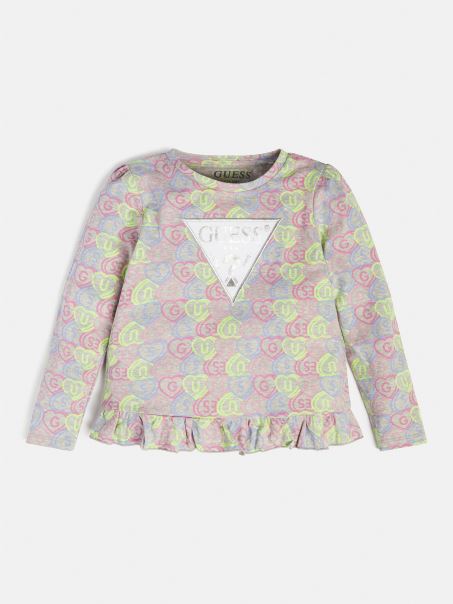 Guess All Over Imprimeu Tricou Model Multicolor