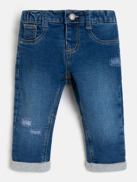 Pantaloni De Jogger Din Denim Guess Blue