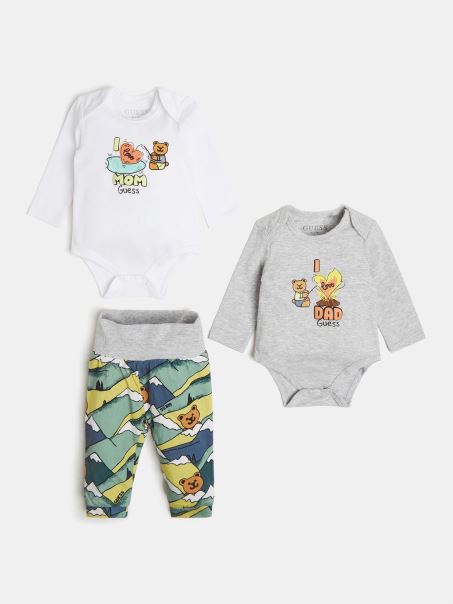 Pachet 2 Set De Corp și Pantaloni Guess Model Multicolor