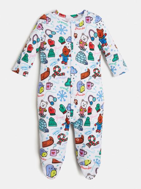 Guess Model Multicolor Peste Tot Salopeta Imprimata