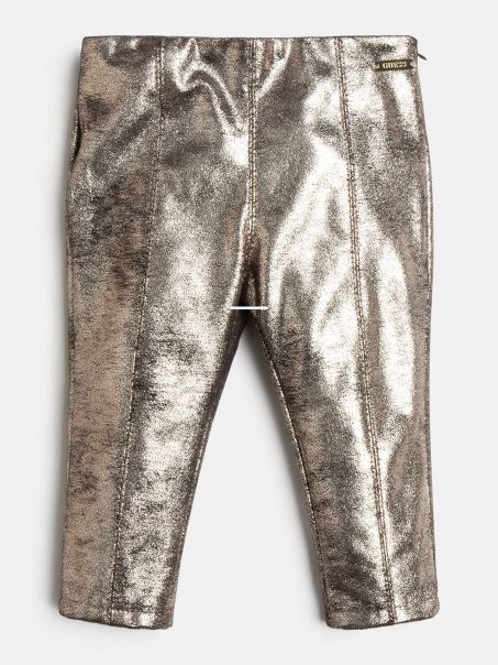 Guess Jambiere Din Piele Intoarsa Artificiala Aurii