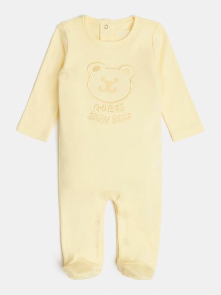 Salopeta Brodata Guess Galben