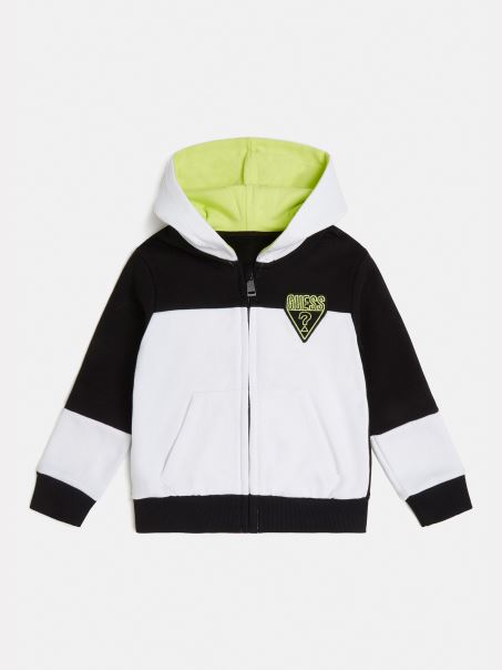 Hanorac Cu Glugă Bloc De Culoare Guess Negru
