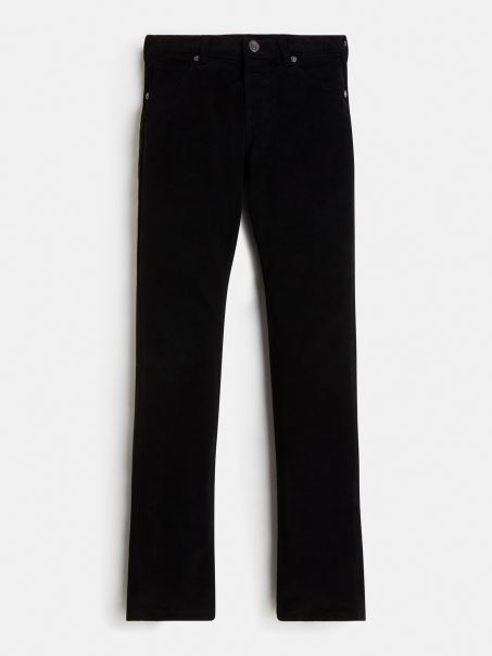 Guess Pantalon Slim Negru