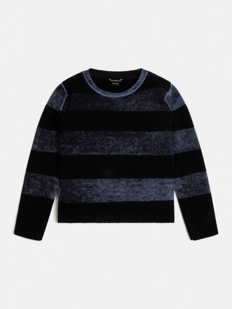 Pulover De Lână Cu Gheață Gri Guess