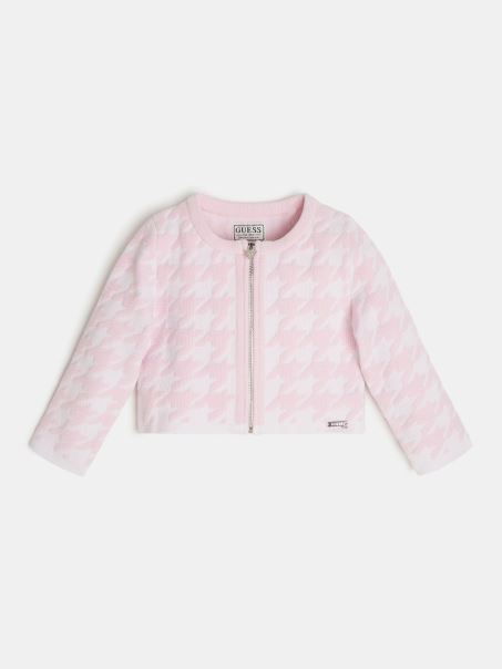 Guess Pulover Din Picioare De Gaine Roz