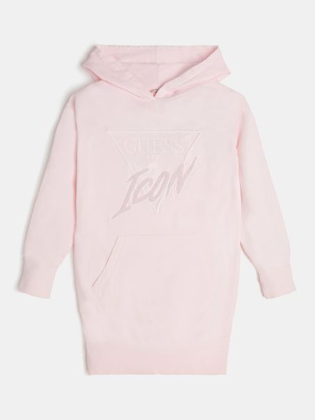 Rochie Roz Cu Glugă Guess