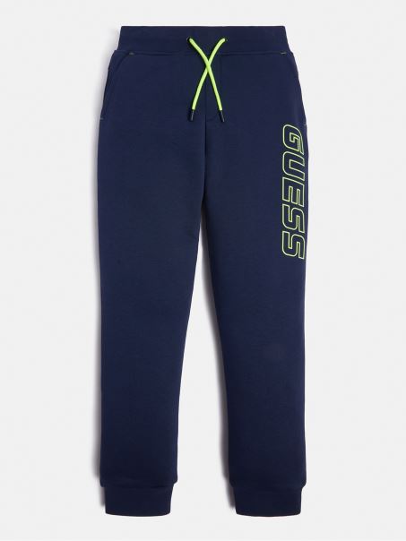 Pantalon Activ Cu Logo-ul în Față Guess Blue